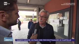 Tasse e multe ultime ore per rottamare le cartelle  La vita in diretta 14052018 [upl. by Nuahs]