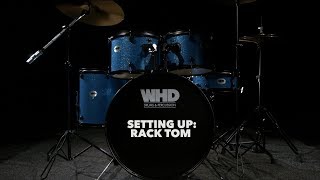 WHD Genesis Drum Kits  Setting up a rack tom  Gear4music [upl. by Aekerly]