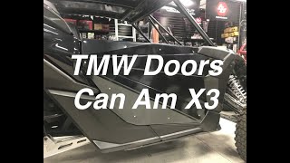 TMW Doors Can Am X3 [upl. by Arimlede249]