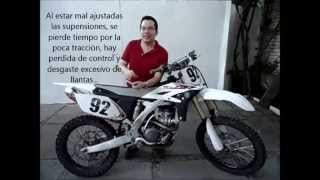 Como Regular Suspension  Clicks Compresion y Rebote de Moto [upl. by Annaeerb]