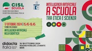 DIDACTA PUGLIA 2024  INTELLIGENZA ARTIFICIALE NELLA DIDATTICA [upl. by Hirschfeld550]