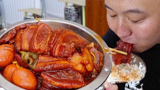 Mukbang Asmr  15 Catties Of Pork Belly As quotHandle Meatquot Fat But Not Greasy [upl. by Morganstein]