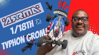 Arrma with ANOTHER 118th basher amp its affordable Unboxing amp reviewing the NEW Arrma Typhon Grom [upl. by Ydennek]