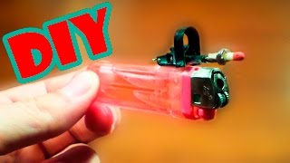 DIY Amazing Lighter Gun How To Make Lighter Gun Do it [upl. by Purcell]