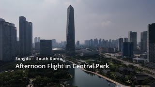 DRONE ADVENTURE Afternoon Flight in Songdo South Korea [upl. by Aliuqahs]