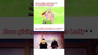 Zoro direction problem funny moments onepiece luffy zoro [upl. by Armilla]