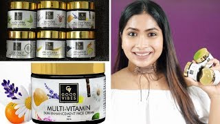 Day and Night Creams From Good Vibes  Face Creams Review  Rabia Skincare [upl. by Arihsa]