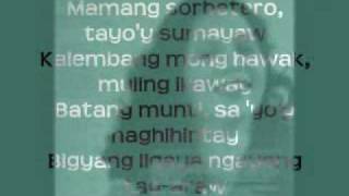 Mamang Sorbetero Celeste Legaspi with Lyrics [upl. by Nerdna150]