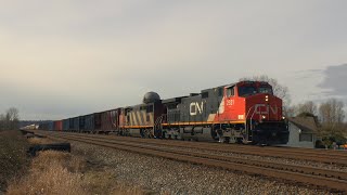 Foul Horn CN 2621 at Matsqui  More 20150208 [upl. by Saundra]