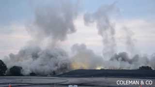 Didcot Cooling Tower demolition [upl. by Ahtela]