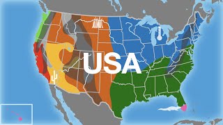 USA  Geografie und Klima [upl. by Maxim]