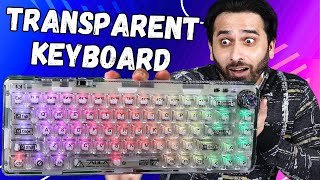 EPOMAKER x AULA F68 65 Transparent WiredWireless Hot Swappable Mechanical Keyboard  Born Creator [upl. by Arnie]