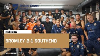 Highlights Bromley 21 Southend United [upl. by Jaban104]