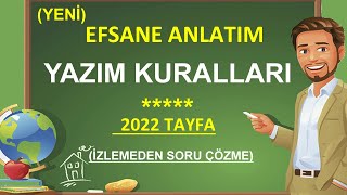 Yazım Kuralları  Yazım Kuralları Konu Anlatımı  YENİ 2022 TAYFA [upl. by Liagibba]