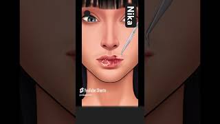 Lip cleaning  Animation asmr art clayanimation skincare claymation skincareanimation [upl. by Aikim]