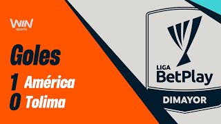 América vs Tolima goles  Liga BetPlay Dimayor 20242  Fecha 3 [upl. by Dicky]