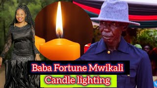 Baba Fortune Mwikali Candle 🕯️ Lighting RIP DADDY [upl. by Ewolram]