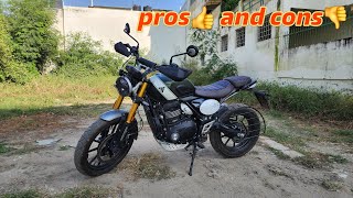 Triumph Scrambler 400 X pros and cons TechAuto93 [upl. by Hakvir]