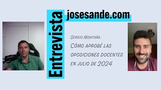 Entrevista a opositor secundaria aprobado en julio 2024 [upl. by Akcirre]