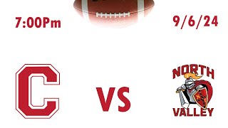 Coquille VS North Valley  Football CJSHS September 6th [upl. by Yatnod]