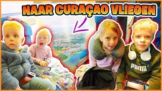 WE VLiEGEN 10 UUR MET 4 KiNDEREN NAAR CURAÇAO 🇨🇼  17 uur durende reis  Bellinga Vlog 3052 [upl. by Gnuhn]