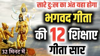 श्रीमद् भगवद गीता सार 25 मिनट में  SHRIMAD BHAGAWAD GEETA SAAR  101 TEACHINGS bhagwatgeeta [upl. by Myers]