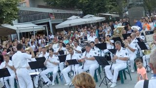 Dunavsko horo Diko Iliev  Bulgarian Navy Brass Band Varna 15082016 [upl. by Lienahs621]