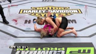 UFC 193 Holly Holm vs Ronda Rousey Final Round 5 [upl. by Aneev]