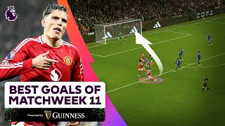 The BEST Goals of Matchweek 11  FT Garnacho Neto Salah and MORE [upl. by Avert15]