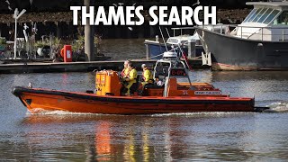 Man in 60s missing in Thames hours after boat capsized amp 6 fell in river [upl. by Hoeve]