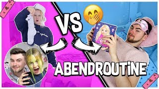 Abendroutine Rollentausch Boys VS Girls  MaVie Noelle Werbung [upl. by Lobel]