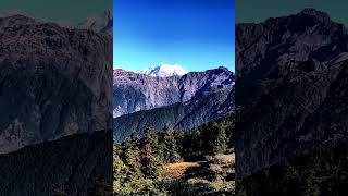 View of Mount Chaukhamba from Tungnath [upl. by Leanatan]