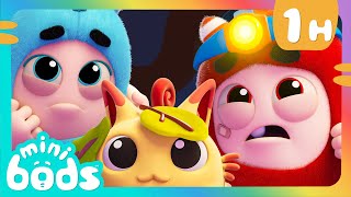 Whats that Sound  Minibods  Mini Oddbods  Baby Oddbods  Funny Cartoons For Kids [upl. by Elokyn444]