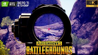 PUBG 4K  i5 12400F  RTX 3070 Ti  Map Miramar TPP Squad eSports Graphics  Gameplay [upl. by Durstin]