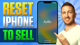 How to Reset iPhone to Sell FACTORY RESET Erase all Content AND Settings [upl. by Gonsalve]