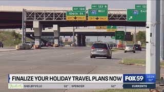 Hoosiers already prepping for busy holiday travel season [upl. by Demahom]