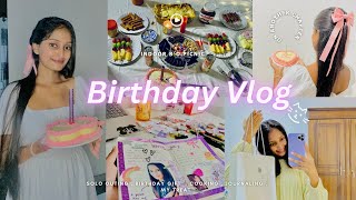 MY BIRTHDAY VLOG 🎀🎂 මගේ දවස  Solo Outing Indoor Birthday Picnic🍱 Birthday treat birthday vlog [upl. by Nor]