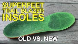 Superfeet Trail Blazer Insoles  Old vs New [upl. by Judus170]