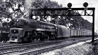 PRR Steam Audio Recording T1 Duplex 5505 at Horseshoe Curve 1949 [upl. by Ahsiened]