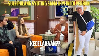 SULE PULANG SYUTING SAMA IKY DAN MAHALINI WAJAHNYA DI PERBAN KECELAKAAN [upl. by Shirk]