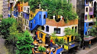 Hundertwasser House  The most beautiful buildings in Austria [upl. by Kernan69]