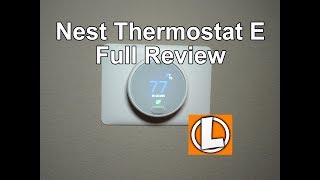 Nest Thermostat E Review  Unboxing Installation Setup Settings Alexa Integration [upl. by Stoll584]