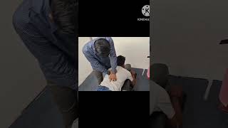 Cervical spondylitis pain adjustment chiropractic trending shorts viral funny [upl. by Valentijn530]