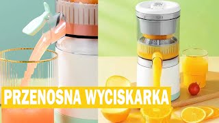 Przenośna bezprzewodowa wyciskarka do soków 🍋 z USB  Nowoczesna Mini Sokowirówka [upl. by Tad]