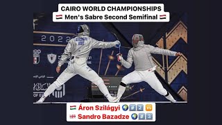 Cairo World Championships 2022 SMS  L4  Szilagyi HUN v Bazadze GEO [upl. by Nester]