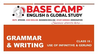 Freehand Writing amp Grammar Class 18  Use of Infinitive amp Gerund [upl. by Nita800]