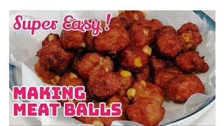 QUICK amp EASY MEATBALLS WITH SIMPLE INGREDIENTS  DELICIOUS RECIPE [upl. by Amberly]