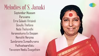 Melodies of S Janaki  Septembar Maasam  Paruvama  Erra Gulaabi Virisindi  Govullu Thellana [upl. by Odilia]