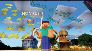 How To Get Minecraft FREE 183 PCMAC NO virus With Multiplayer [upl. by Brig]