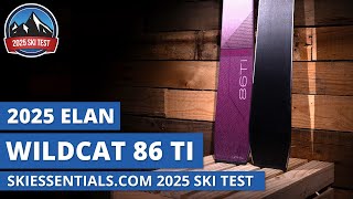 2025 Elan Wildcat 86 Ti  SkiEssentialscom Ski Test Review [upl. by Imaj]